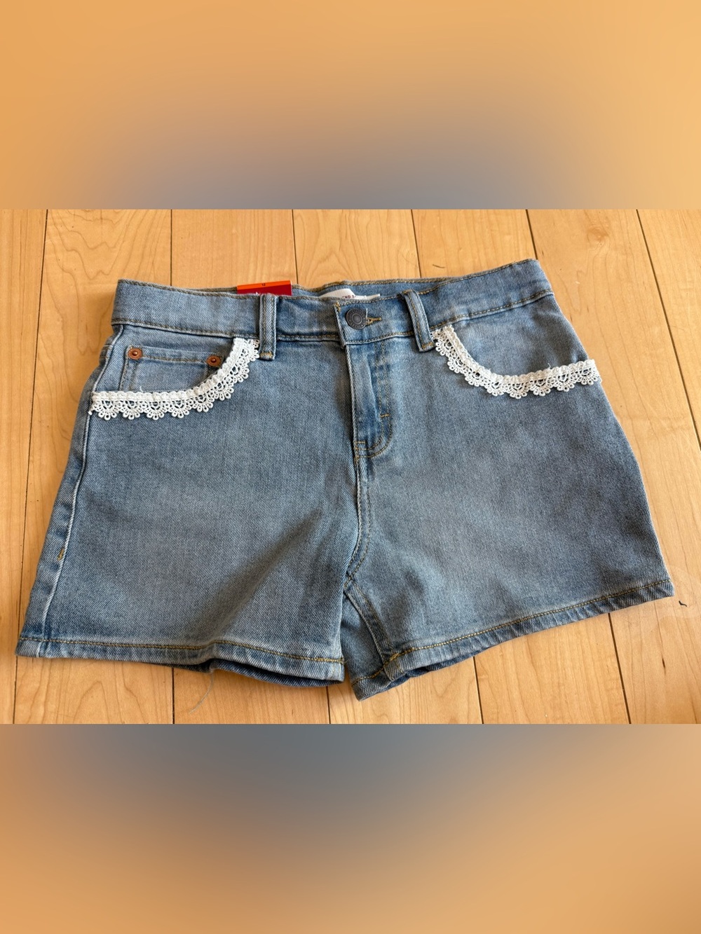Levi's Girl’s Blue Denim Shorts